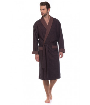 Теплый халат из плотного и мягкого трикотажа La Tendresse (PM 409)