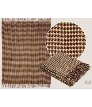 Плед Новозеландская шерсть 100% арт.2-2 Вальтери 140x200