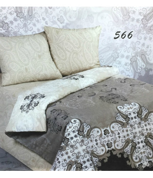 Постельное белье поплин "Экзотика" 566 КПБ 2 сп.
