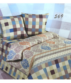 Постельное белье поплин Экзотика 569 1.5 спальное