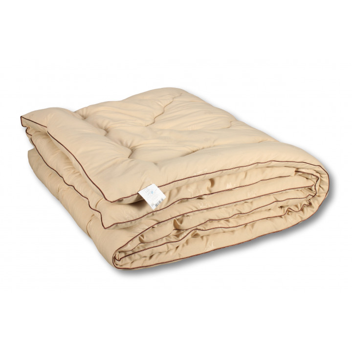 Одеяло из верблюжьей шерсти Альвитек "САХАРА-Эко" 140х205 классическое-всесезонное