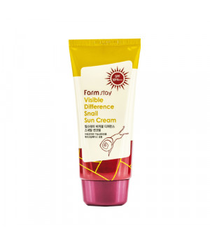 Солнцезащитный крем с муцином улитки SPF50 PA+++, 70г, FarmStay